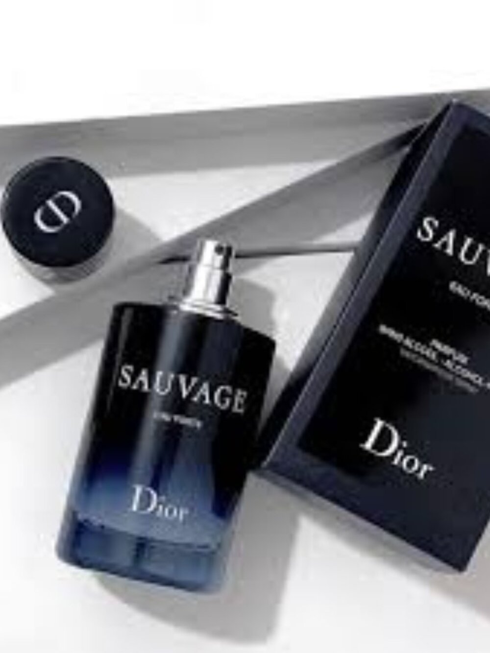 Dior Sauvage Eau Forte Parfum Set-Travel Spray 10ml&Face Serum 5ml-2pc-BOXED-NEW - Picture 5 of 15